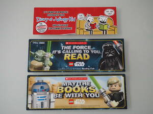 【LEGO STAR WARS / Diary of a Wimpy Kid Bookmark レゴ スターウォーズとグレッグのダメ日記のしおり 栞】