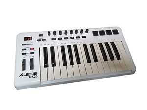 ALESIS USB MIDI 両方対応 白 ホワイト MIDI キーボード コントローラー コンパクト 小型 アレシス DAW入力確認 バスパワー KEYBOARD 管理W