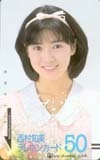 テレホンカード アイドル テレカ 西村知美 wise Planning N1013-0061