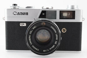 [現状品] キヤノン Canon Canonet QL19 Silver 45mm F1.9 35mm レンジファインダー フィルムカメラ #40385A▲