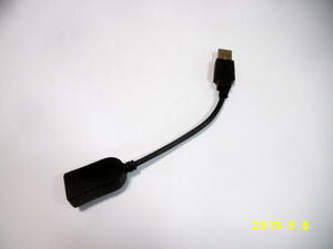 SONY USB接続補助ケーブル PC-U003 ICD-UX200 ICD-UX300F ICD-UX400F等 ICレコーダー用 USBケーブル 純正品