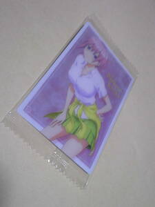 五等分の花嫁 ウエハース カード (透明な袋未開封)　18番　ビジュアルカード