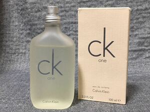 G4C336◆ カルバンクライン Calvin Klein シーケーワン CK one オードトワレ EDT 香水 100mL