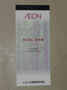 イオン北海道 株主優待券 2500円分　有効期限2024年6月30日まで