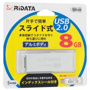 【ゆうパケット対応】RiDATA USBメモリー RI-OD17U008SV 8GB [管理:1000025513]