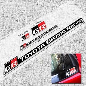 新型　トヨタ GR TOYOTA GAZOO Racingステッカー黒＆赤 ステッカー 5枚セット