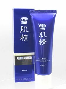 ◆未使用 KOSE コーセー 雪肌精 SEKKISEI 洗顔クリーム 洗顔料 ホワイト クリーム ウォッシュ 130g ウォッシングフォーム 日本製◆