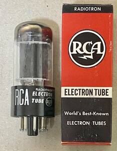 ■NEW20191■ RCA 6BX7GT（ブラックプレート）新品元箱入