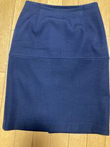 LAUTREAMONT（ロートレアモン）紺色　タイトスカート　サイズ38