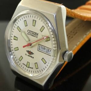 ★レトロ★海外限定品★日本未発売 ヴィンテージ アンティーク CITIZEN シチズン 自動巻 オートマチック メンズ ウォッチ 腕時計☆送料無料