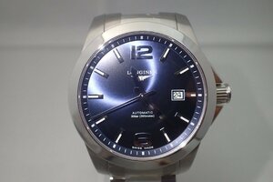 【時計王】 新品未使用品 LONGINES ロンジン コンクエスト L37774996 SS AT ブルー文字盤 41mm 箱・ギャラ 税別 送料無料