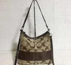 no21378 COACH コーチ F13674 シグネチャー 2way バッグ