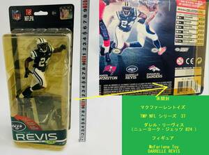 未開封 マクファーレントイズ TMP NFL 37 ダレル・リーヴィス ニューヨーク・ジェッツ #24 フィギュア McFarlane Toys DARRELLE REVIS