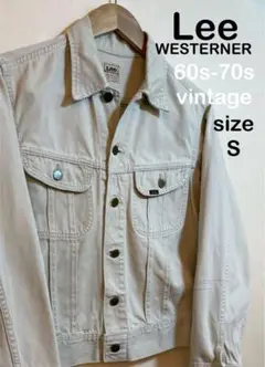 Lee WESTERNER jacket 60s 70s vintage S