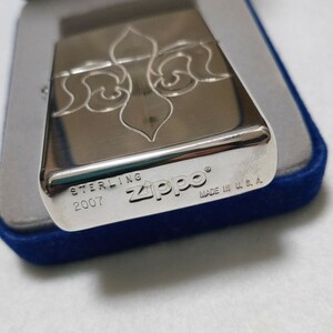 ZIPPO STERLING SILVER 2007年製 展示未使用品