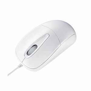 【新品】(まとめ) サンワサプライ 静音マウス 光学式 USB有線 ホワイト MA-122HW 1個 【×10セット】