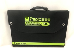 【送料無料】東京)Paxcess Rockman Solar 120 PRO ソーラーパネル