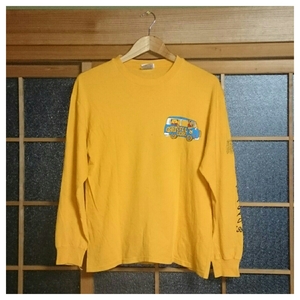 グレイトフルデッド ’95 SPRING ROAD ツアー バンドT ビンテージTシャツ Grateful Dead 90S サイズM 黄色