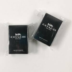 【未開封】2個セット / COACH コーチ メン オードトワレ EDT 4.5ml ミニチュア ミニ香水 携帯用香水 メンズ 香水 フレグランス(#DDYCS)