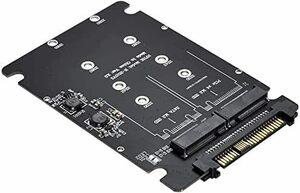 SATA M.2 SSD to SAS & NVMe M.2 NGFF SSD to U.2 SFF-8639 変換 アダプター 