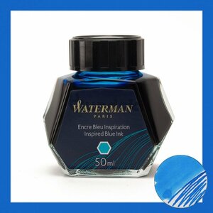 WATERMAN/ウォーターマン ボトルインク (SOUTH SEA BLUE/ターコイズ)