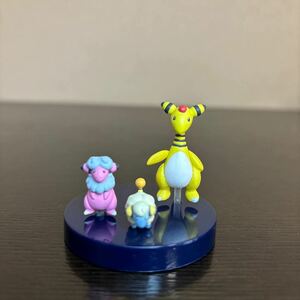 立体ポケモン図鑑 DP10 CAPSULE5 メリープ モココ デンリュウ 中古品 2009 ポケモン フィギュア ポケットモンスター