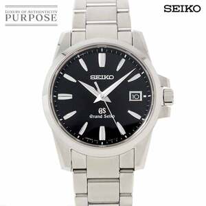 セイコー SEIKO グランドセイコー SBGX055 メンズ 腕時計 9F62 0AA1 デイト ブラック 文字盤 クォーツ ウォッチ GRAND SEIKO 90228744