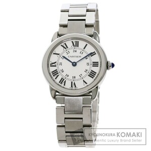 CARTIER カルティエ W6701004 ロンドソロ SM 腕時計 ステンレススチール SS レディース 中古