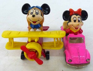 ☆TOMY トミカ ディズニー ミッキーマウス ミニーマウス 2個セット 日本製 USED品☆