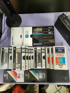 ビデオテープ VHS 使用済み ピン折れ無し　ビデオ　昭和　昭和レトロ　アンティーク　まとめ売り