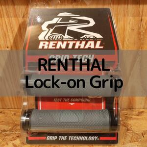 Renthal Lock-on グリップ Medium コンパクト グレー 抜群のグリップ力でMTBはもちろんピストやクロスバイクにもおすすめです！