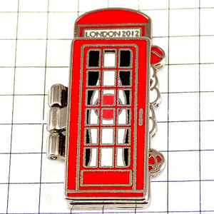 ピンバッジ・コカコーラ五輪オリンピック英国ロンドン赤い電話ボックス日本語「ようこそ」◆フランス限定ピンズ