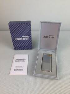 A7789◇RONSON WINDMASTER WINDPROOF LIGHTER ロンソン ライター ケース付き　未確認 中古品