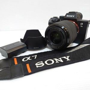 SONY ILCE-7M3 WW541200 α7Ⅲデジタル一眼カメラ ミラーレスレンズ FE 3.5-5.6/28-70 OSS 動作・通電確認済み バッテリー レンズフード