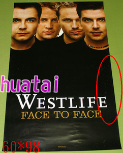 WESTLIFE ウエストライフ Face to Face 告知ポスター