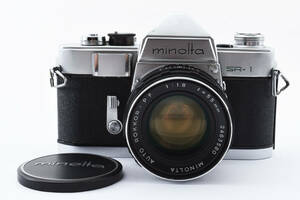 3641 【並品】 Minolta Sr-1 Film Camera Auto Rokkor-Pf 55Mm F/1.8 ミノルタ MFフィルムカメラ MF単焦点レンズ 0514