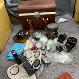 04516 Nikon MD-3、SPEEDLIGHT SB-7 、レンズ、ケース等部品まとめ　現状品　動作未確認