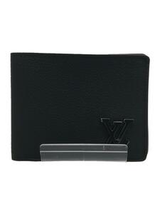 LOUIS VUITTON◆2つ折り財布/PVC/BLK/メンズ/M69829