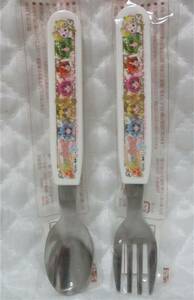 【 スマイルプリキュア スプーン & フォーク 】白 新品 即決 食事 食器 スマイル プリキュア 日本製