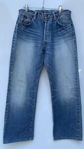 SUGAR CANE ダメージ加工 デニム【W34L34】美品 STAR JEANS Lot 065 シュガーケーン