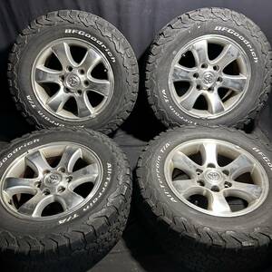 バリ山 ★ トヨタ純正★　265/65R17 120/117　BF グッドリッチ　オールテレーン　7.5J ＋30 6穴PCD139.7 プラド ハイラックス等