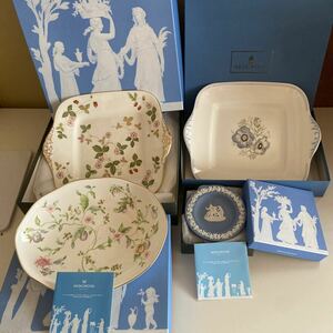 a1210)WEDGWOOD ウェッジウッド プレート お皿 4品　まとめ