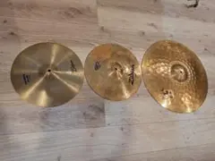 割れ欠けヒビ無しジルジャンzildjian ハイハット　ライド　3枚　まとめ売り