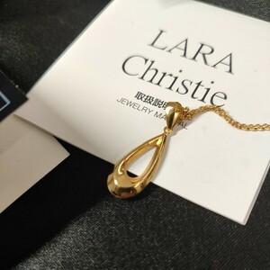 LARA Christie ララ クリスティ 18金 18K イエローゴールド ネックレス ペンダント 総重量1.8g 箱付 全国発送