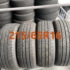 215/65R16トーヨー☆トランパス mpZ ４本セット　2017年製　残溝有