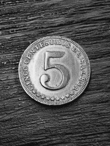 アンティークコイン パナマ 1961年 5CINCO SENTESIMOS硬貨 PCS1015