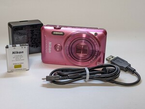 ★美品★ Nikon ニコン COOLPIX S6900 クールピクス ピンク #128#r#A1225