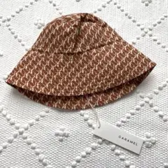 CARAMEL  CEDRUS HAT APRICOT GEO PRINT  M