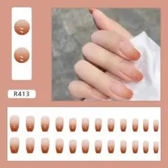 ネイル　ネイルチップ　つけ爪　ピンク　グラデーション　シンプル　韓国　フェミニン