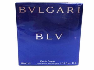 未使用　フィルム未開封　ブルガリ　BVLGARI　BLV　ブルー　オードパルファム　スプレー　40ml　YK-6678